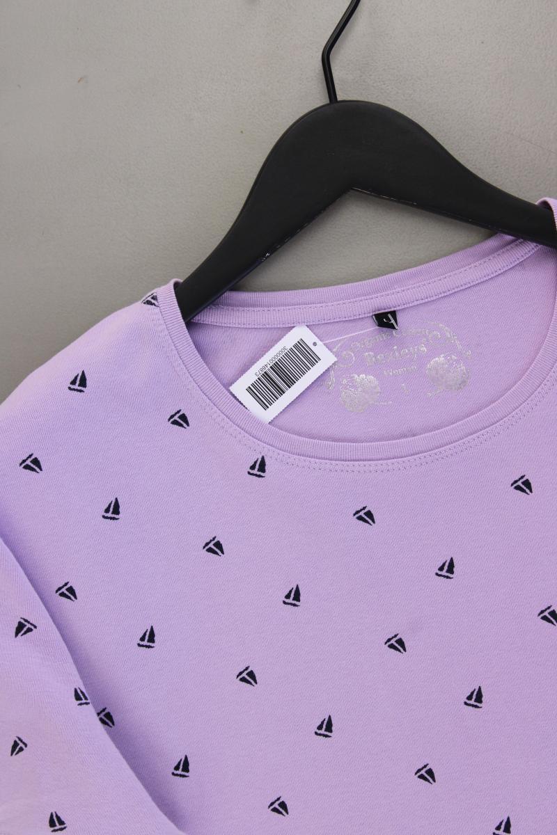 Bexley's Shirt Gr. L Kurzarm lila aus Baumwolle