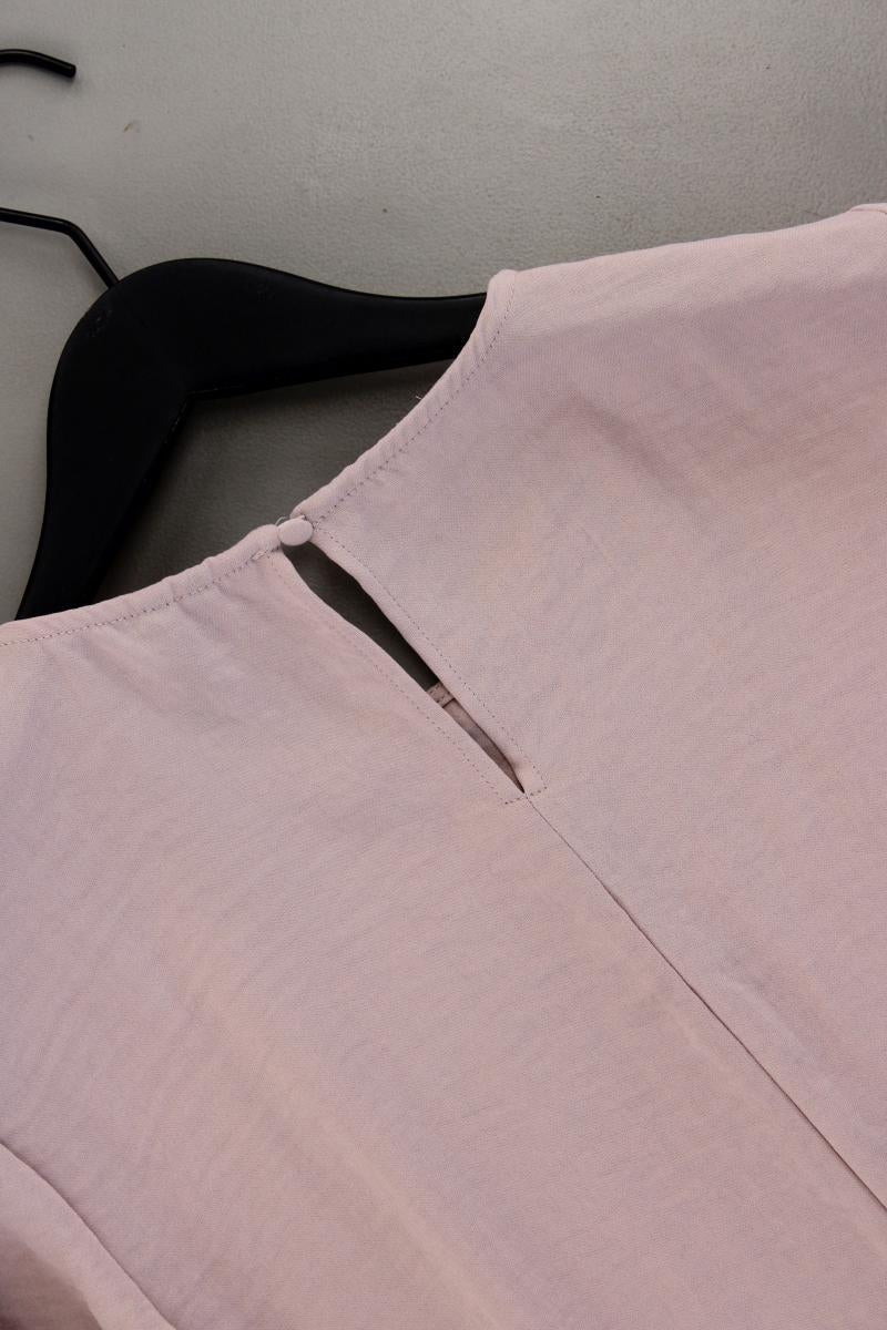 Vero Moda Chiffonkleid Gr. M Langarm rosa aus Polyester
