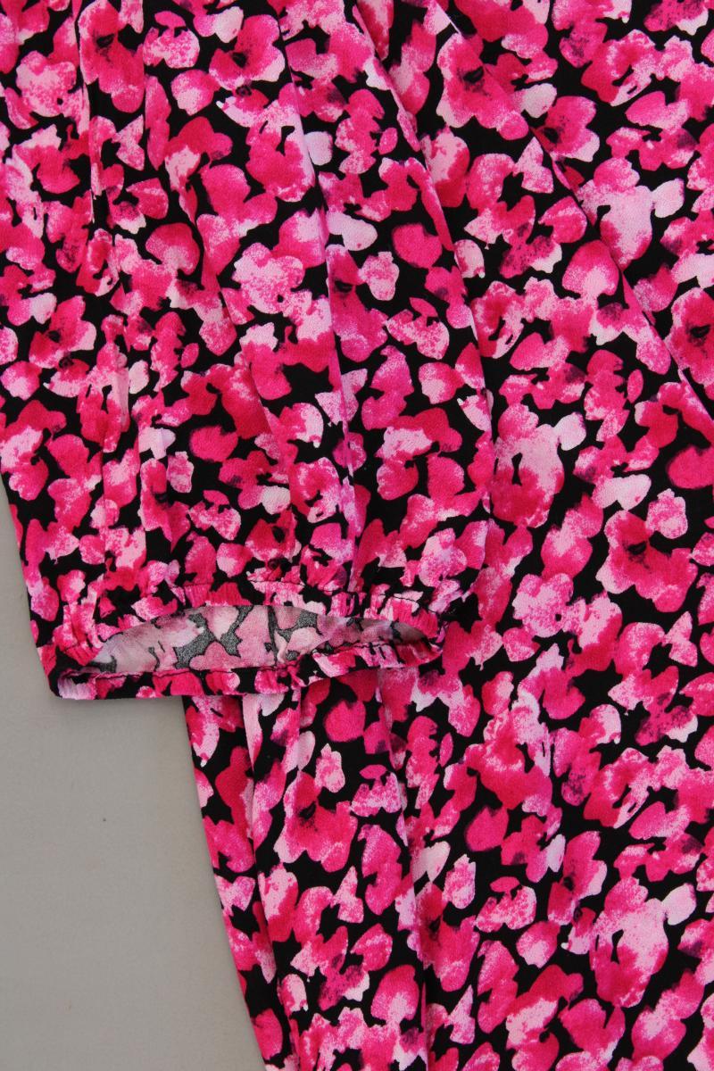 Vila Evoked Kleid Gr. 52 mit Blumenmuster 3/4 Ärmel pink