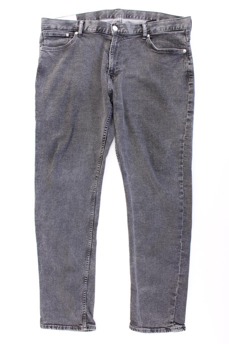 H&M Slim Jeans für Herren Gr. W38/L32 grau aus Baumwolle