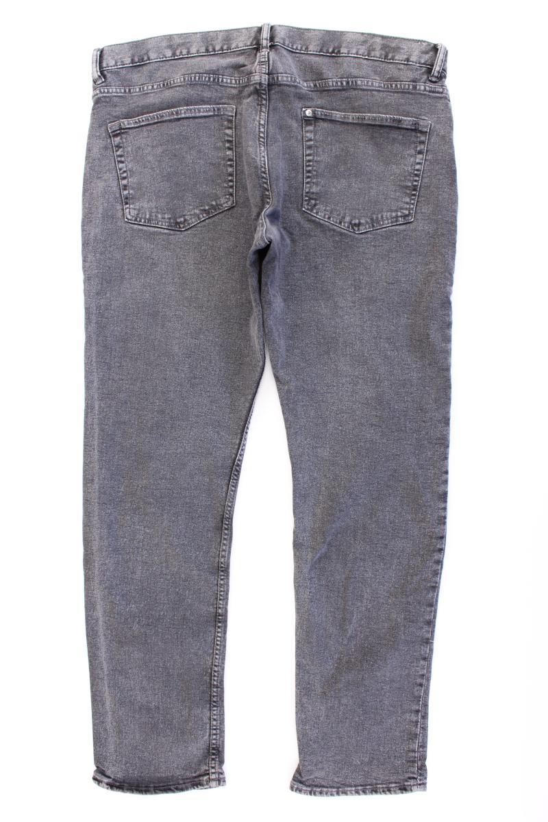 H&M Slim Jeans für Herren Gr. W38/L32 grau aus Baumwolle