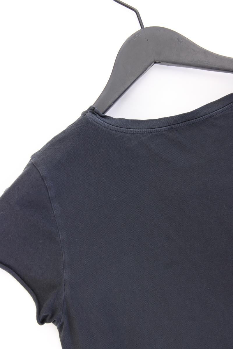 Set Printshirt Gr. 36 Kurzarm grau aus Baumwolle