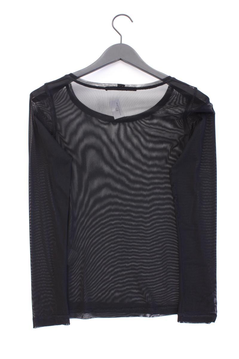 Beate Heymann Netzshirt Gr. 36 Langarm schwarz aus Polyamid