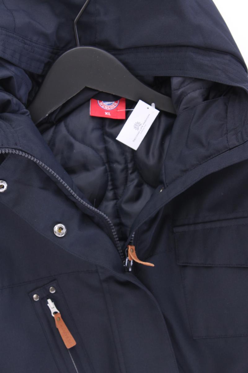 FC Bayern Parka Gr. XL blau aus Polyester
