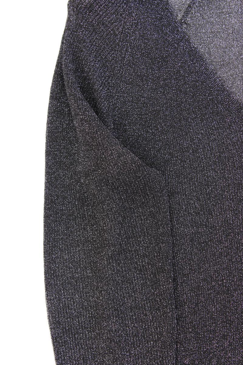 Mango Feinstrickpullover Gr. S silber