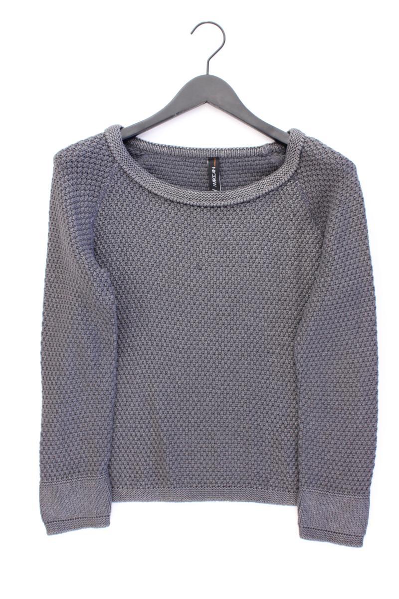 Marc Cain Feinstrickpullover Gr. 36 grau aus Baumwolle