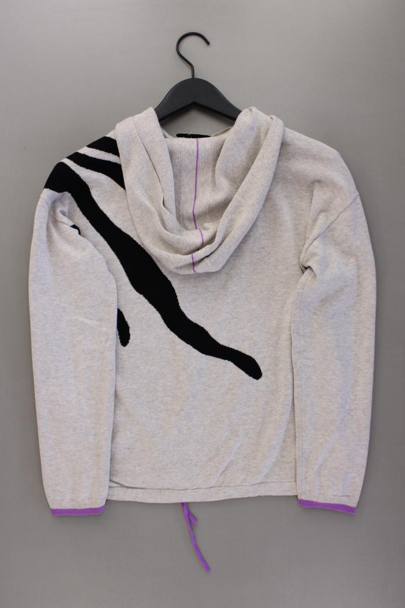 Oui Hoodie Gr. 34 grau aus Baumwolle