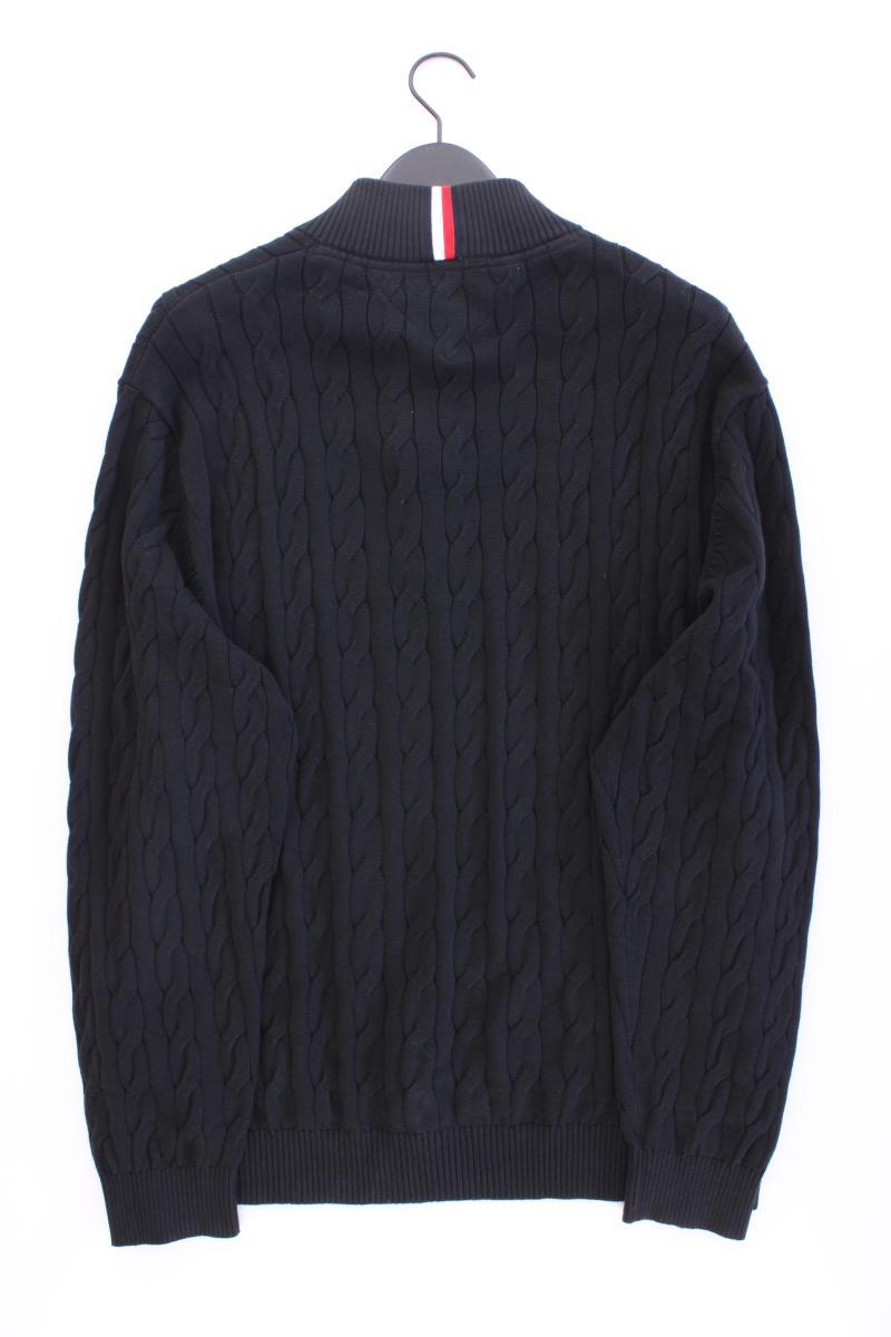 Tommy Hilfiger Zopfpullover für Herren Gr. XXL schwarz aus Baumwolle