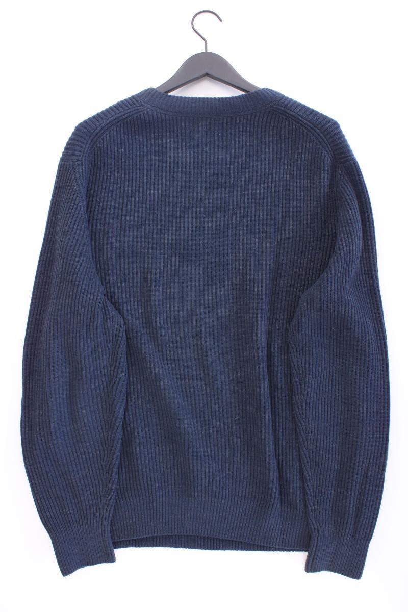Marc O'Polo Grobstrickpullover für Herren Gr. XXXL blau aus Baumwolle