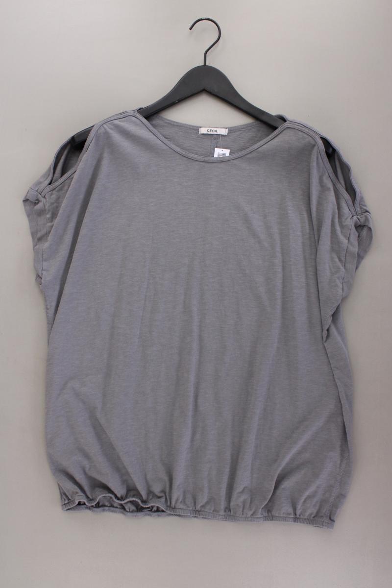 Cecil T-Shirt Gr. XL Kurzarm grau