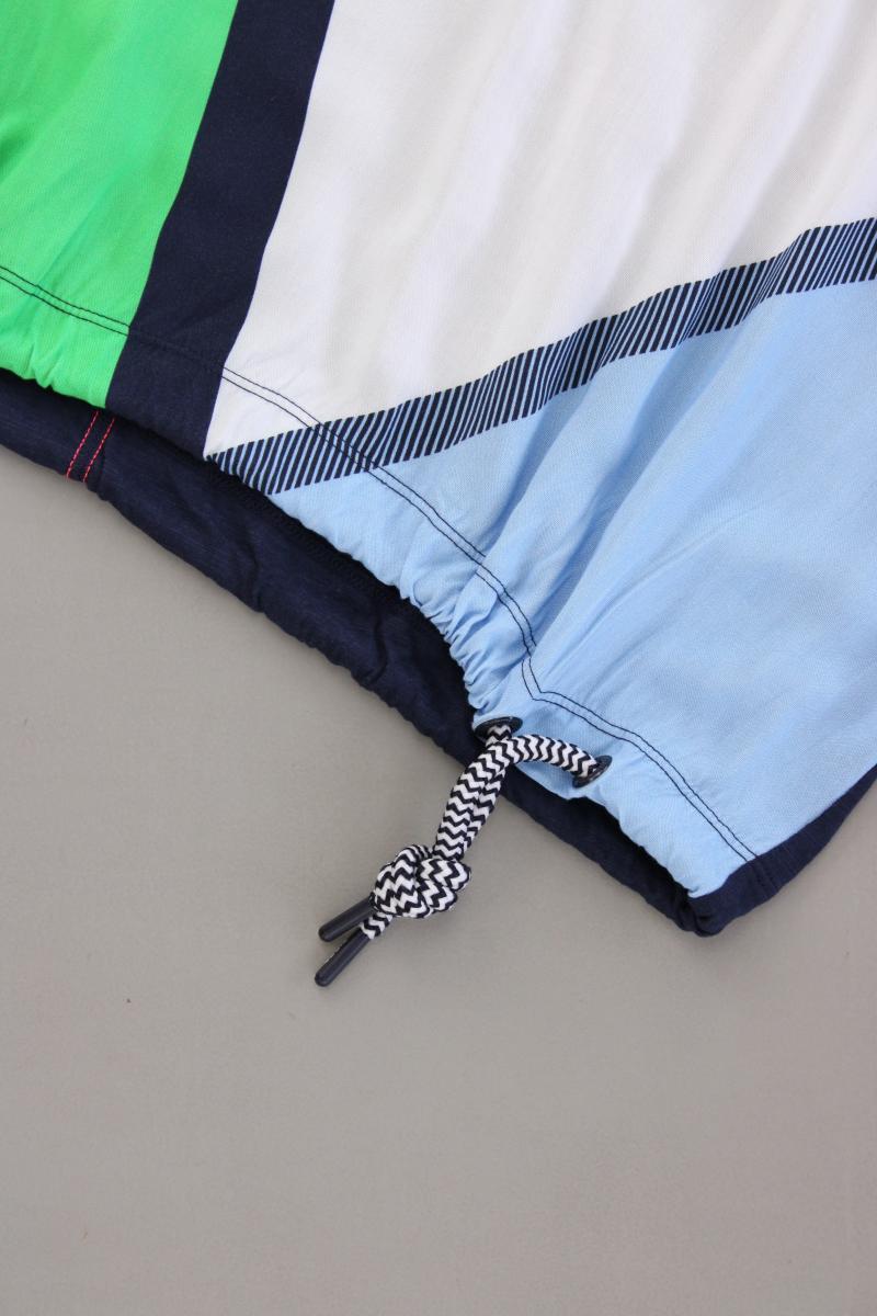 Cecil Printshirt Gr. L geometrisches Muster Kurzarm blau