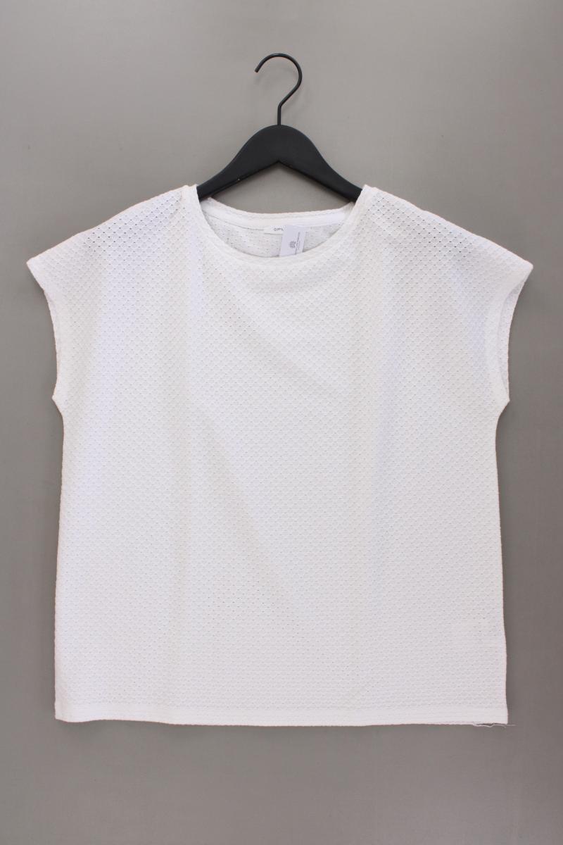 Opus Opus Shirt Modell Semka Gr. 42 neuwertig Kurzarm weiß aus Polyester