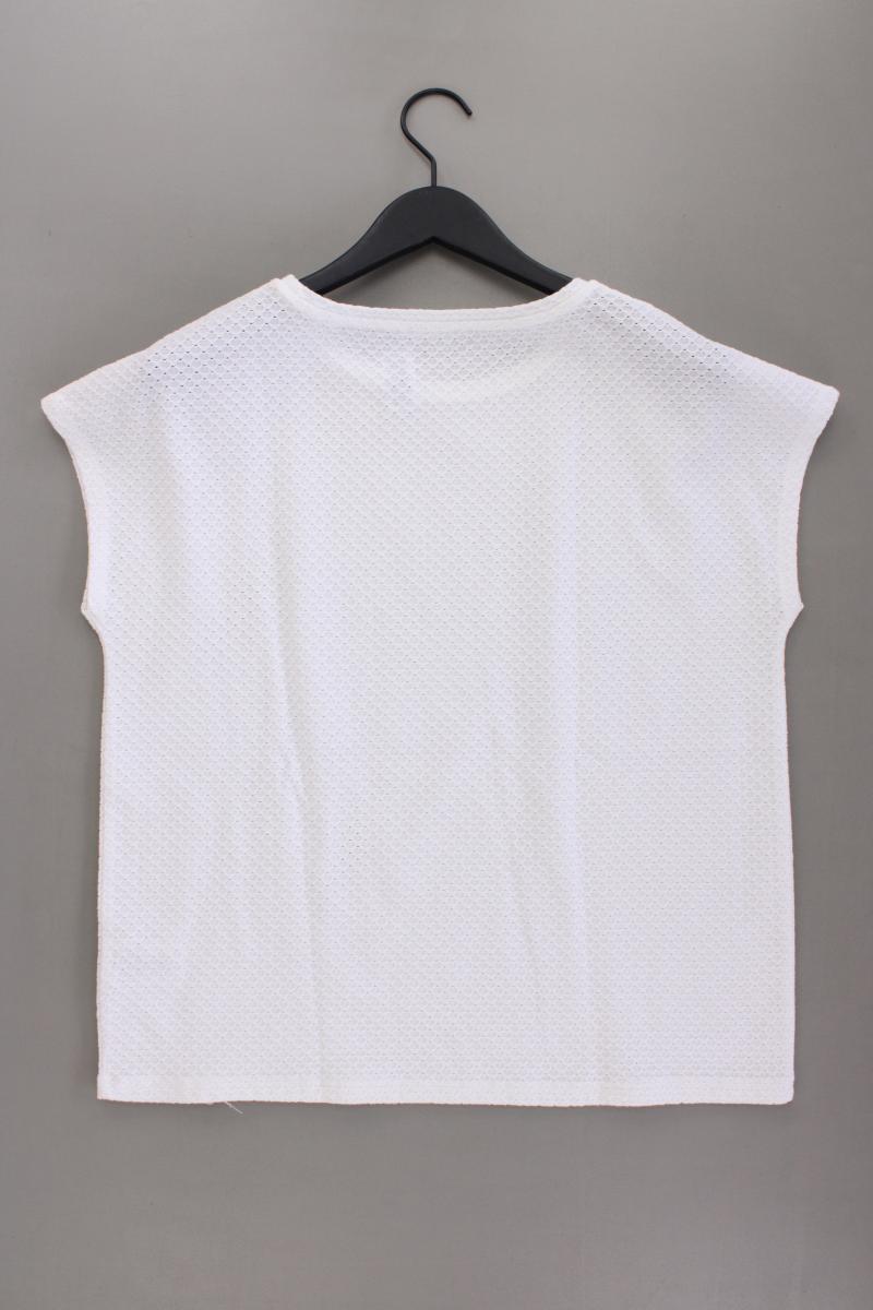 Opus Opus Shirt Modell Semka Gr. 42 neuwertig Kurzarm weiß aus Polyester