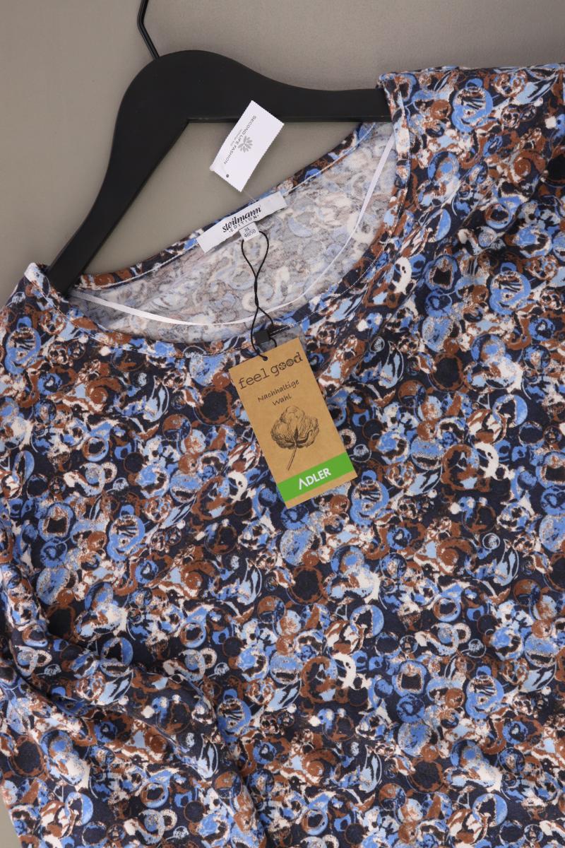 Steilmann Printshirt Gr. 48/50 neu mit Etikett Langarm blau aus Modal