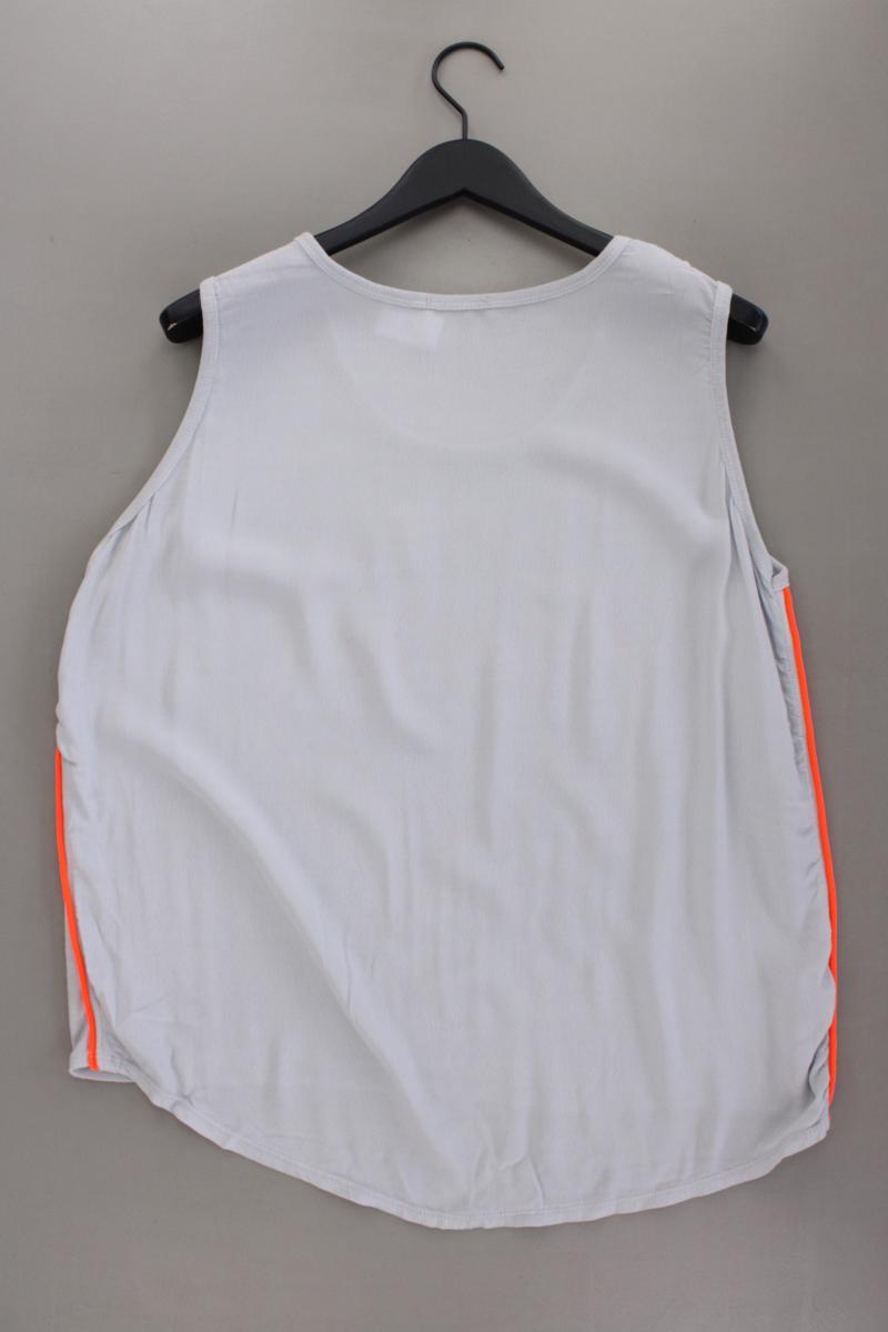 Made in Italy Bluse Gr. OneSize Ärmellos grau