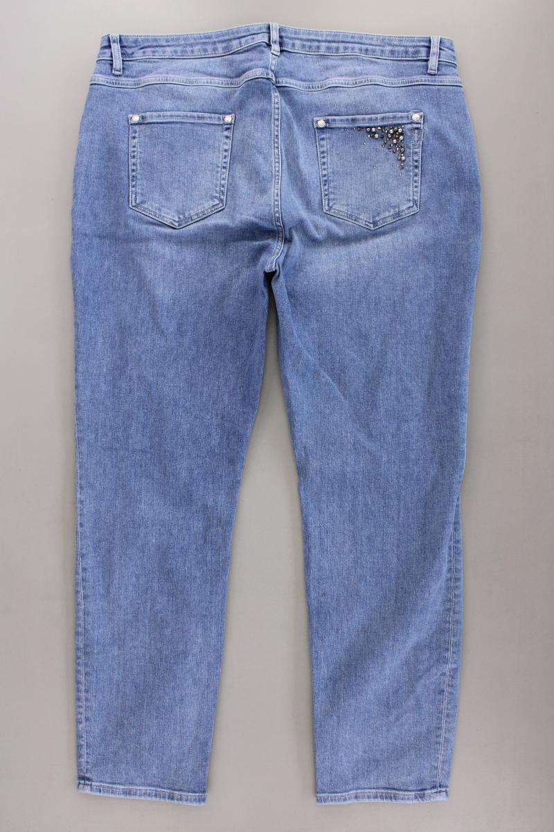 Monari Skinny Jeans Gr. 48 blau