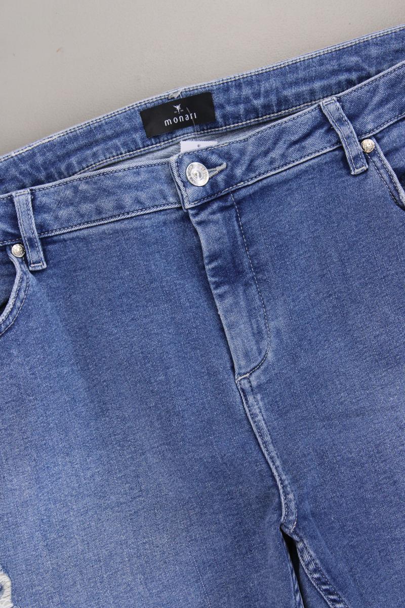 Monari Skinny Jeans Gr. 48 blau