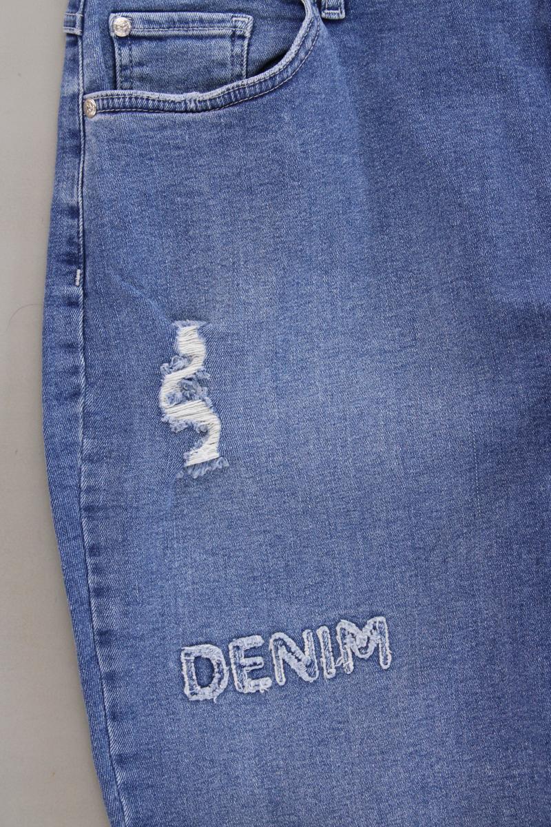 Monari Skinny Jeans Gr. 48 blau