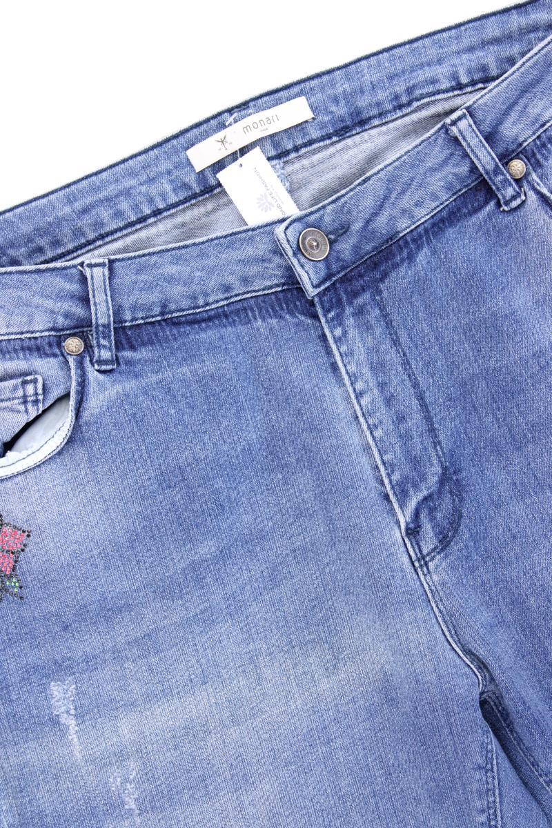 Monari Skinny Jeans Gr. 44 blau