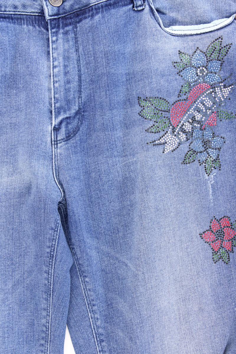 Monari Skinny Jeans Gr. 44 blau