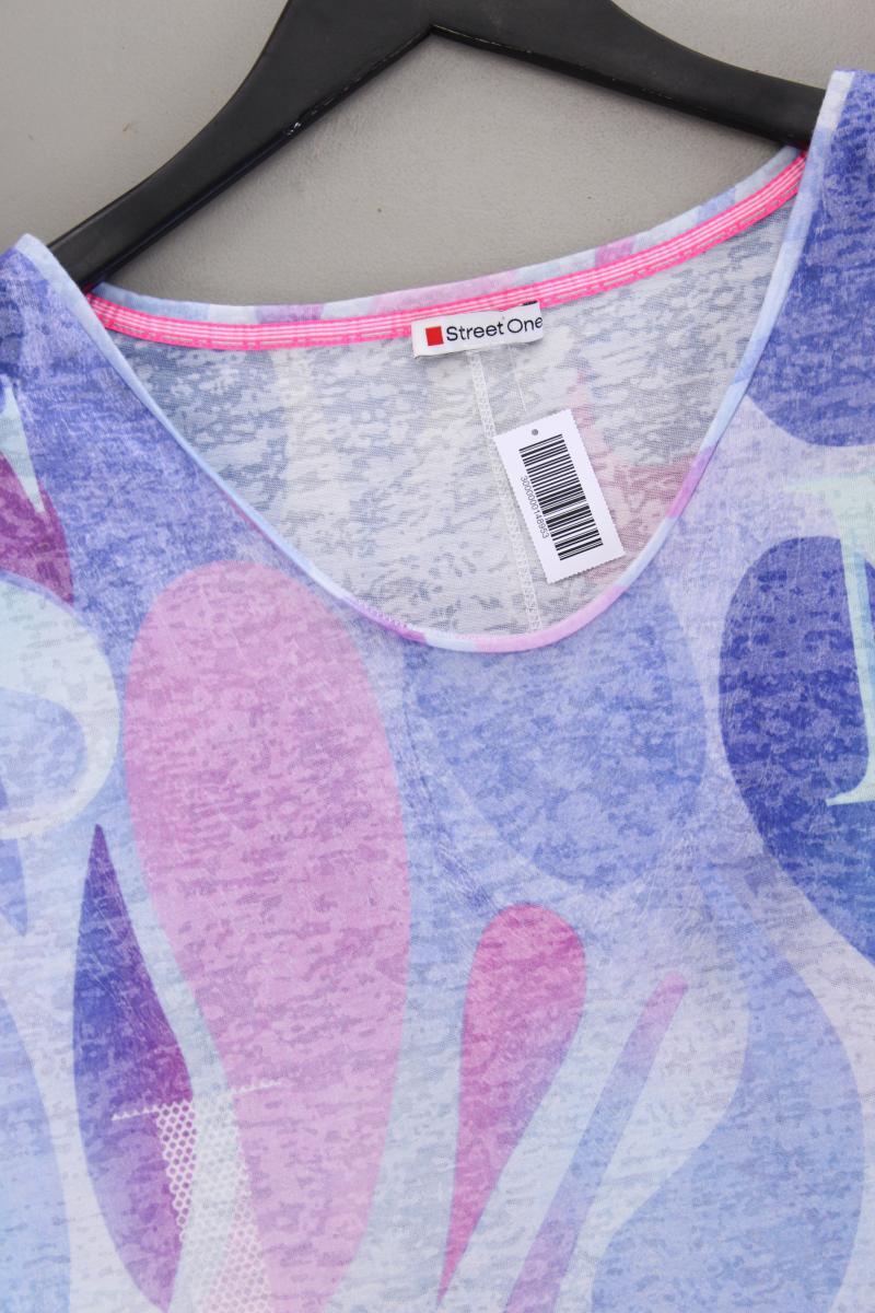 Street One Printshirt Gr. 46 Kurzarm mehrfarbig
