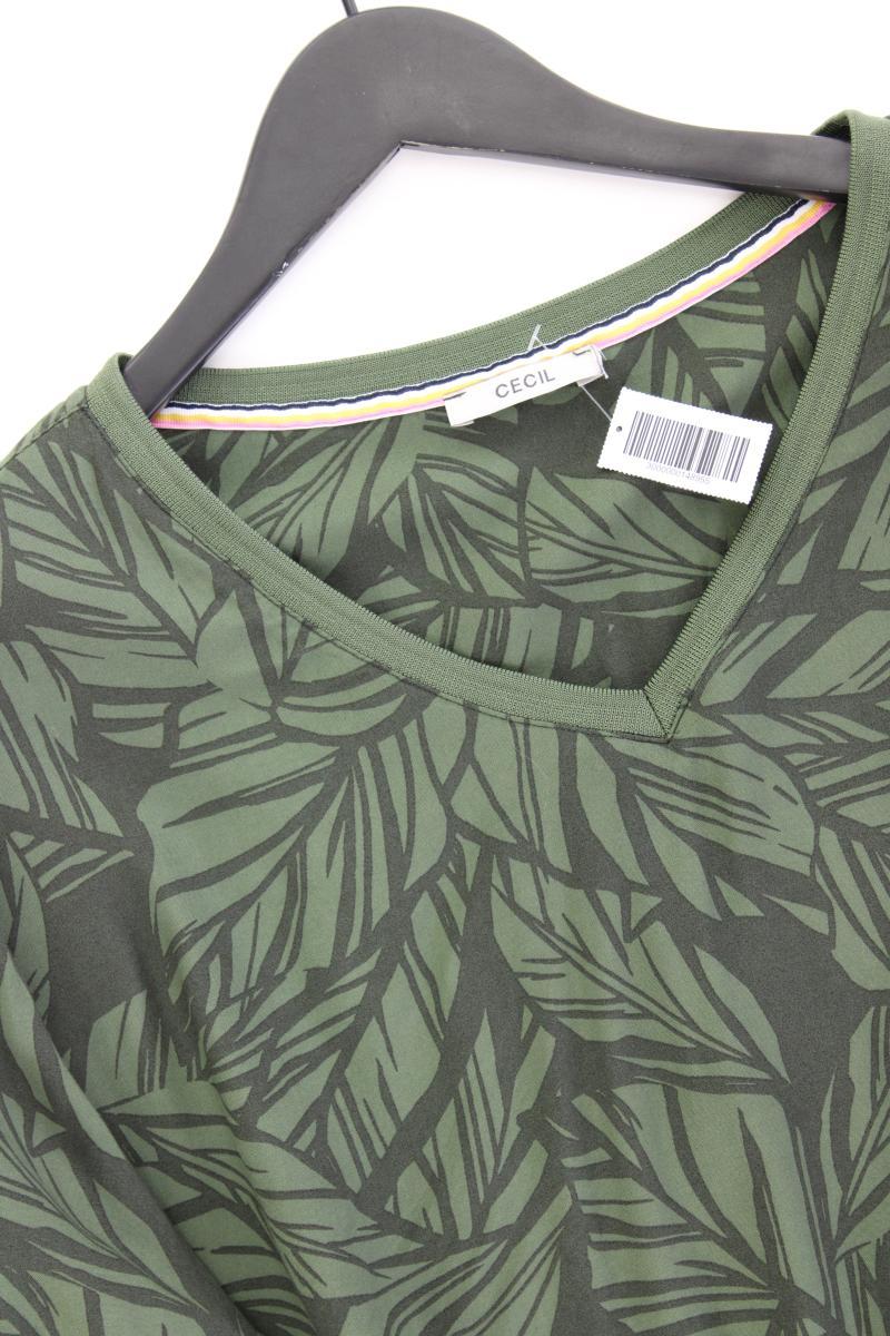 Cecil Langarmbluse Gr. XL olivgrün