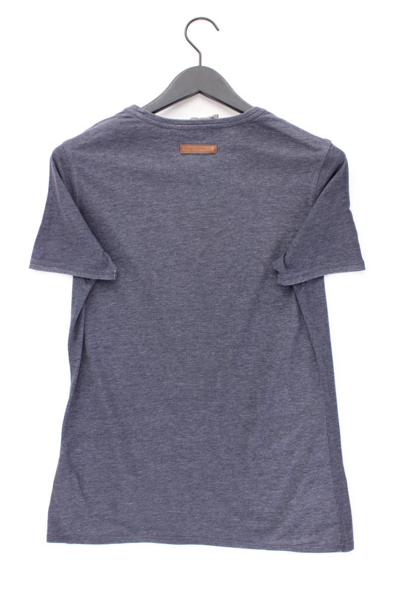 Naketano T-Shirt für Herren Gr. M Kurzarm grau aus Baumwolle