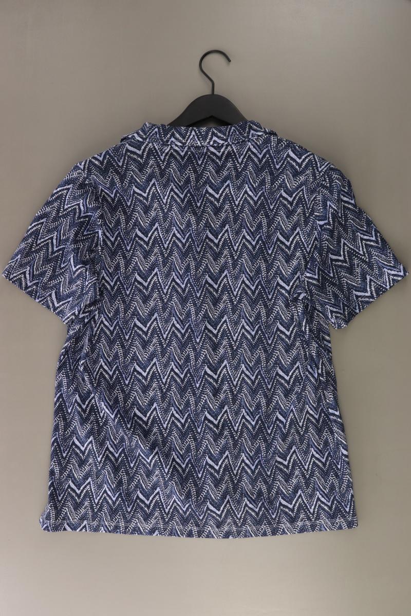 Steilmann Poloshirt Gr. 48/50 neu mit Etikett Kurzarm blau aus Baumwolle