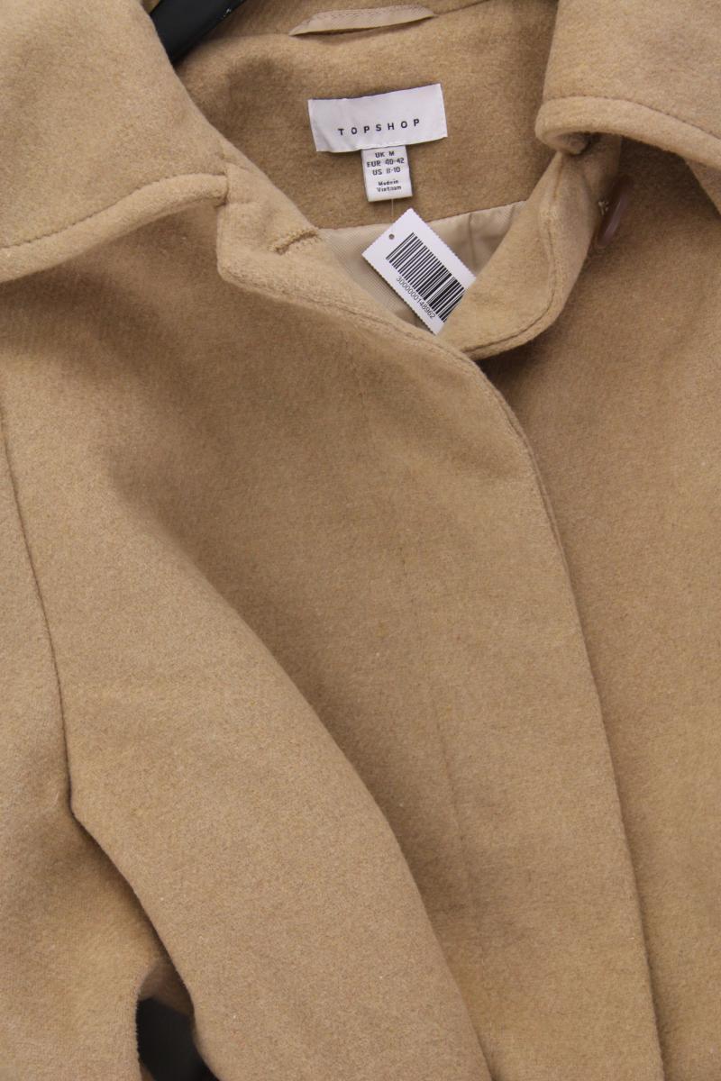 Topshop Wintermantel Gr. 40/42 braun aus Polyester
