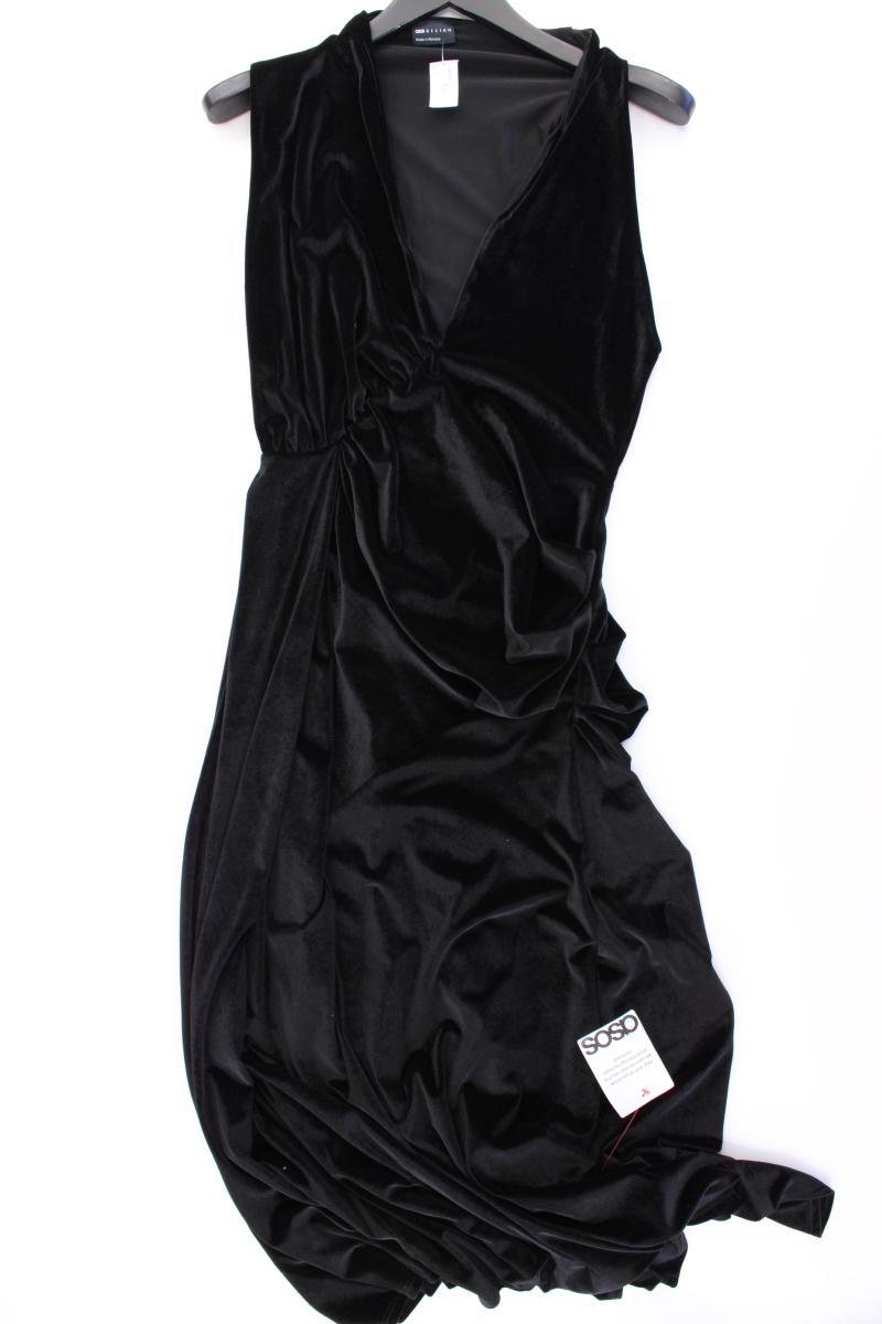 Asos Abendkleid Gr. 40/42 neu mit Etikett Ärmellos schwarz aus Polyester