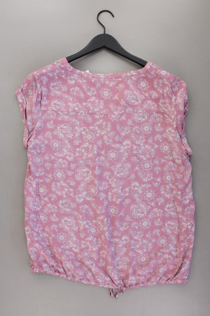 Tom Tailor Kurzarmbluse Gr. 44 rosa aus Viskose