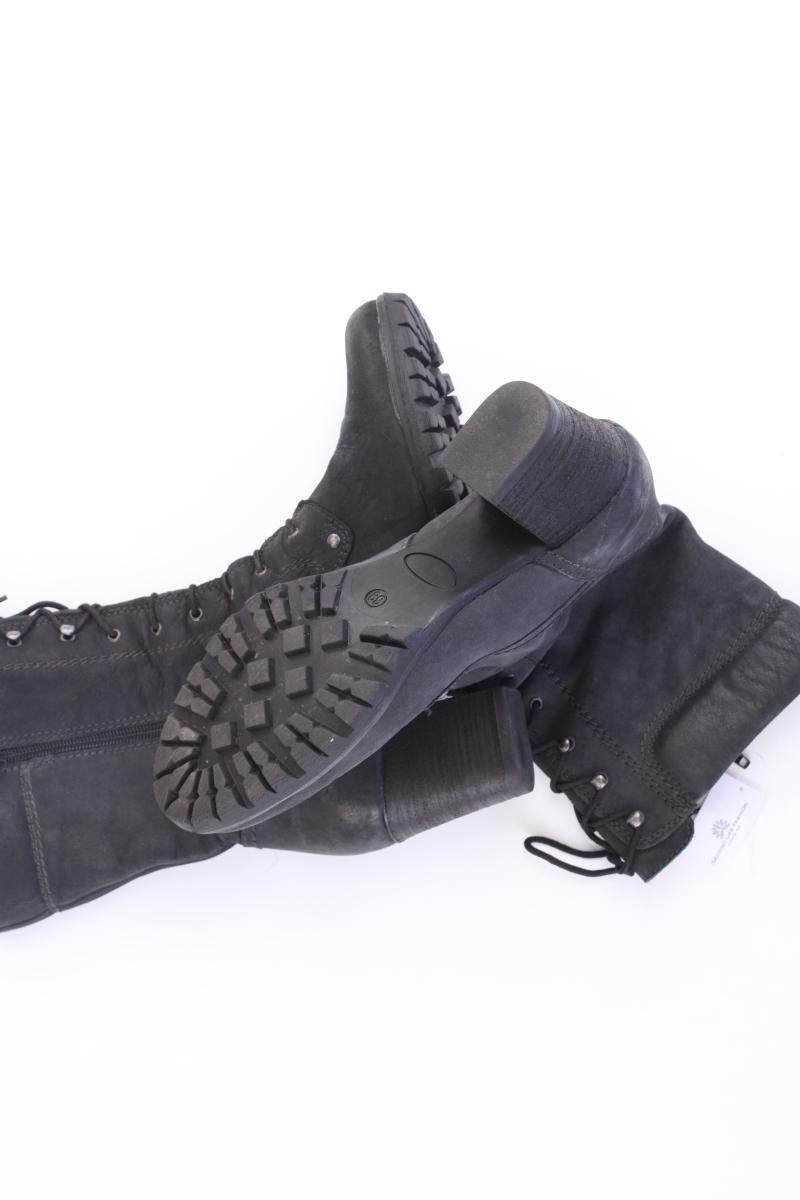 Tamaris High-Heel Stiefel Gr. 39 grau aus Leder