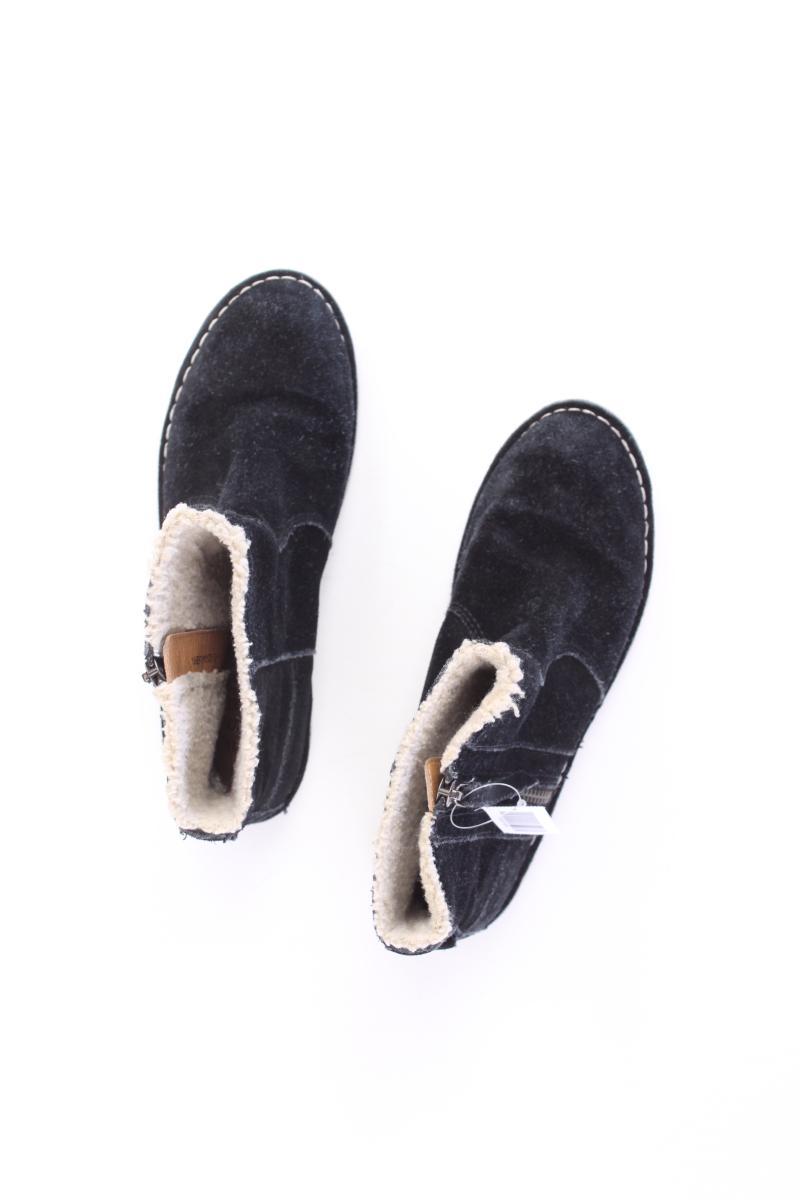 Esprit Stiefeletten Gr. 37 schwarz aus Leder