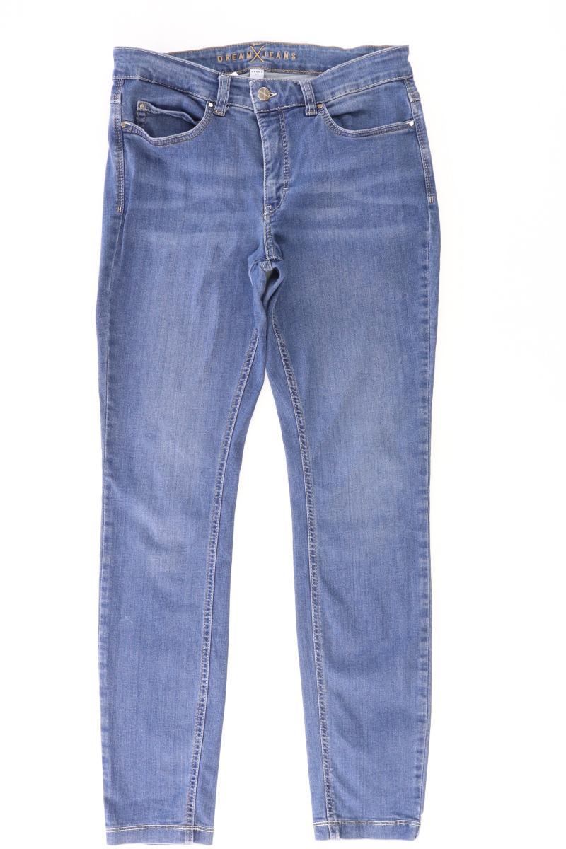 MAC Skinny Jeans Gr. 38/L30 blau aus Baumwolle