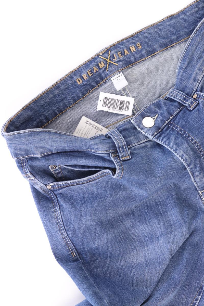 MAC Skinny Jeans Gr. 38/L30 blau aus Baumwolle
