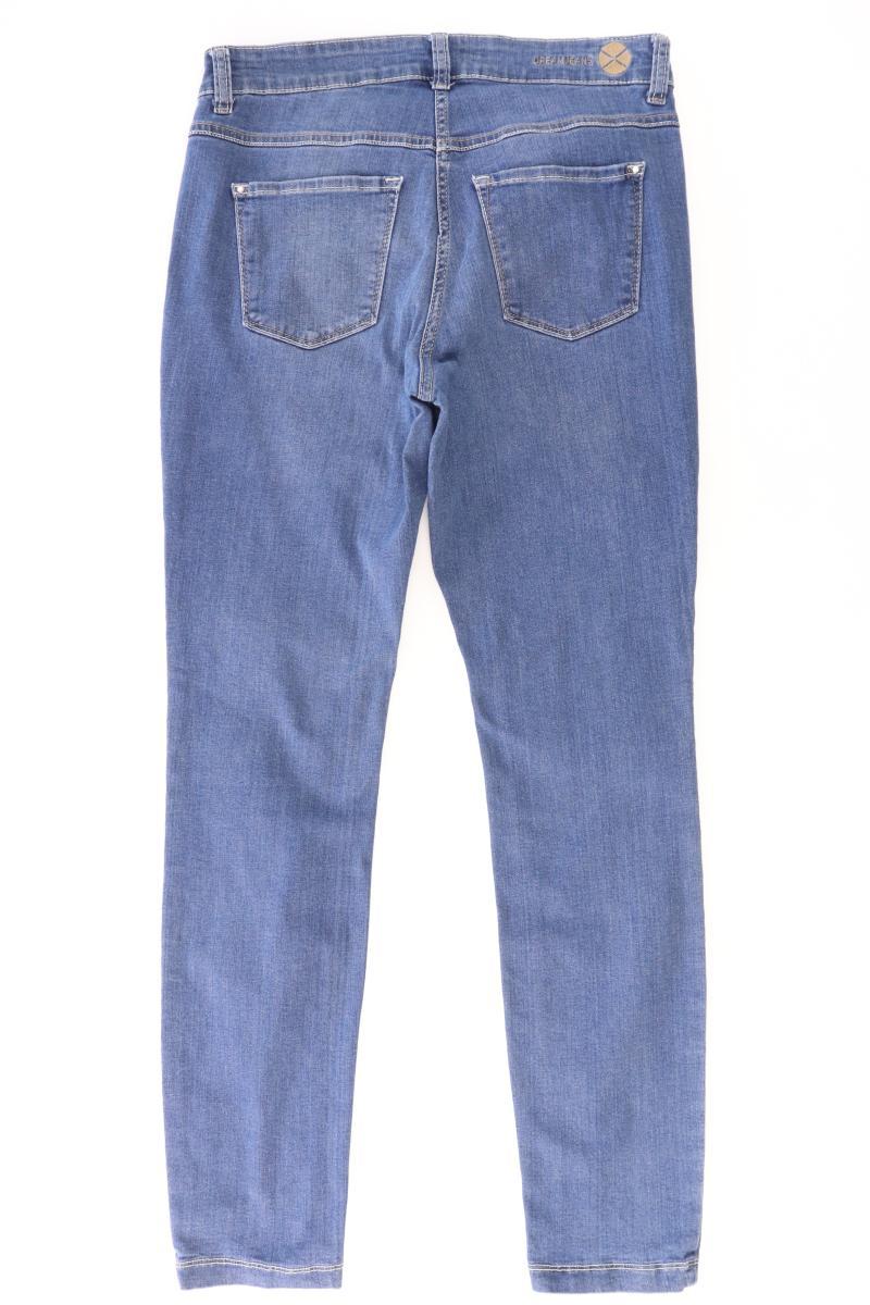MAC Skinny Jeans Gr. 38/L30 blau aus Baumwolle