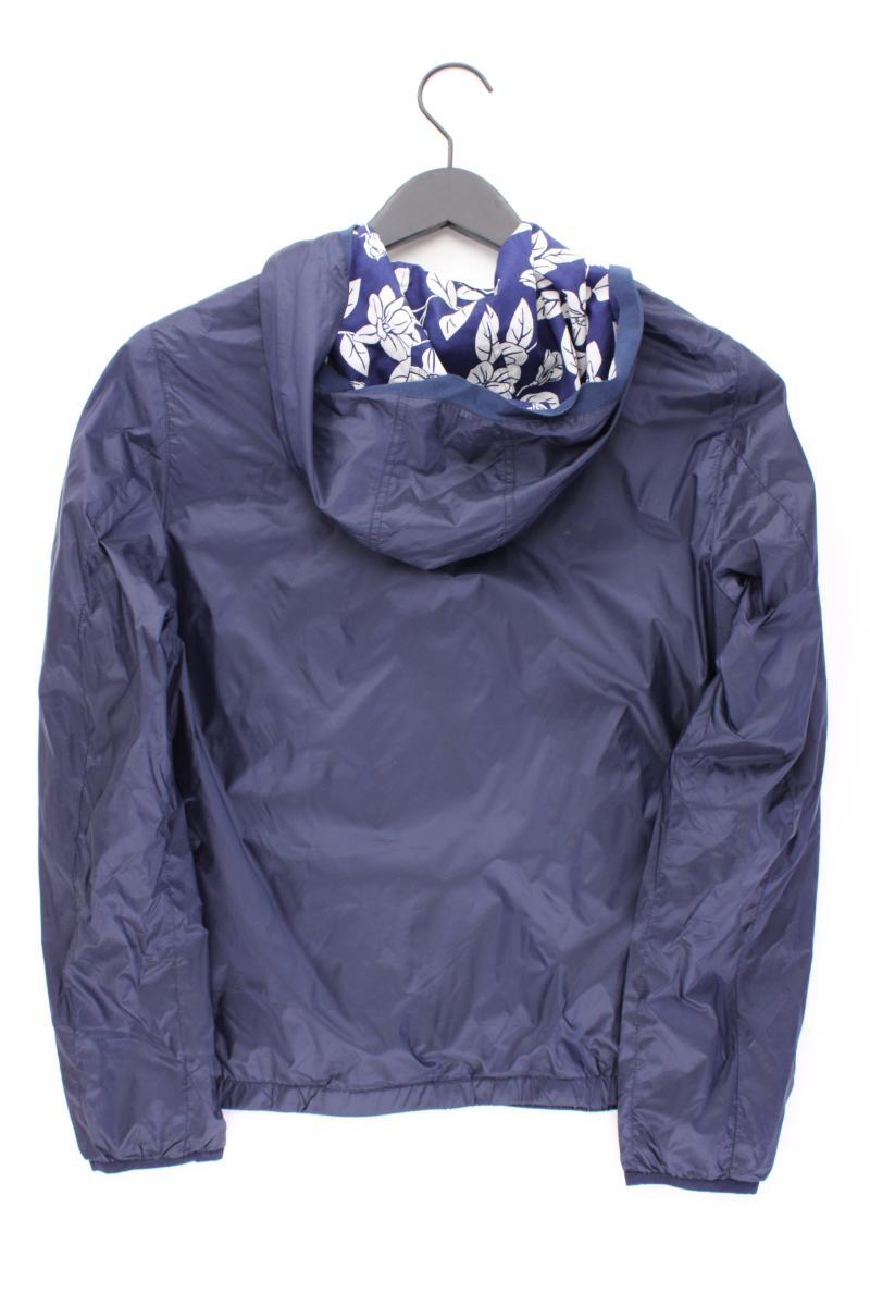 Anna Larssen Kapuzenjacke Gr. 38 blau aus Nylon