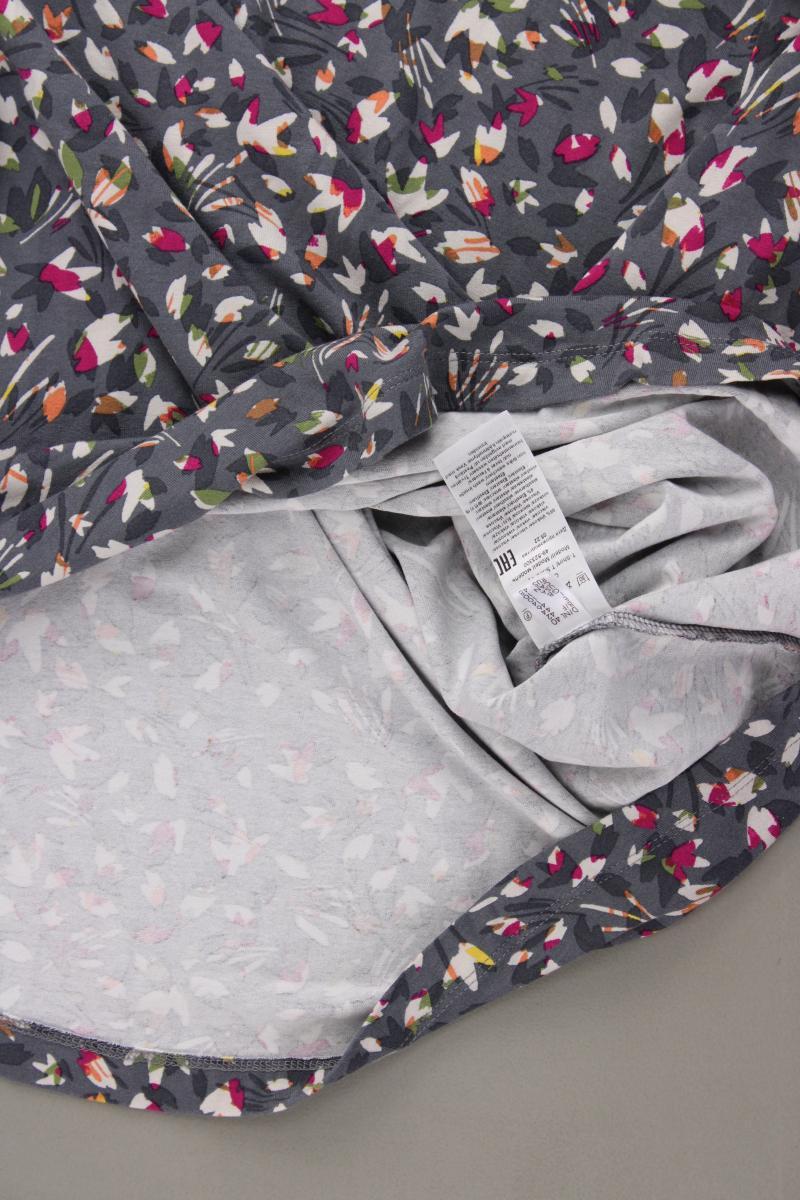 Rabe Printshirt Gr. 40 mit Blumenmuster 3/4 Ärmel mehrfarbig aus Viskose