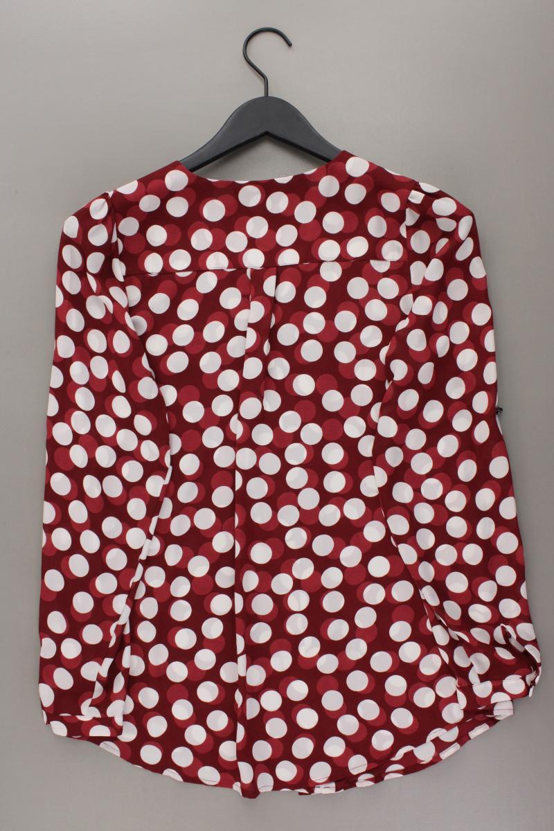 Thom by Thomas Rath Langarmbluse Gr. 36 gepunktet neuwertig rot aus Polyester