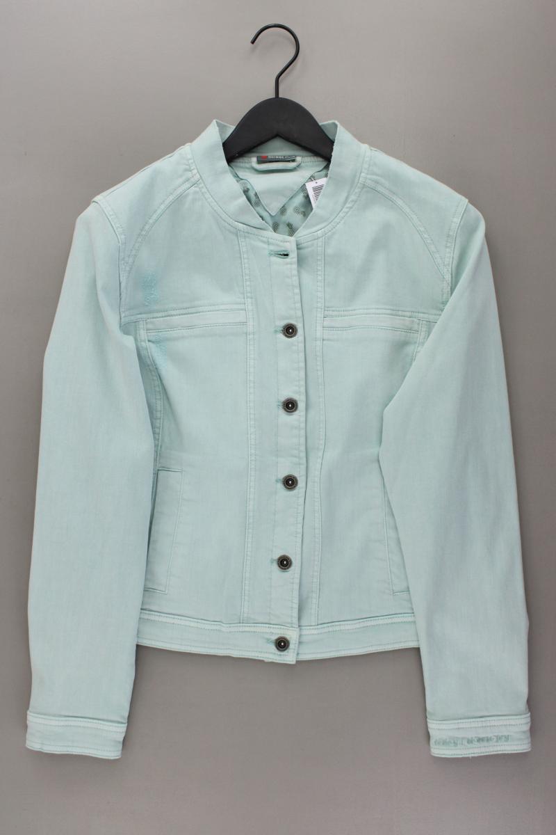 Street One Übergangsjacke Gr. 42 neuwertig blau aus Baumwolle
