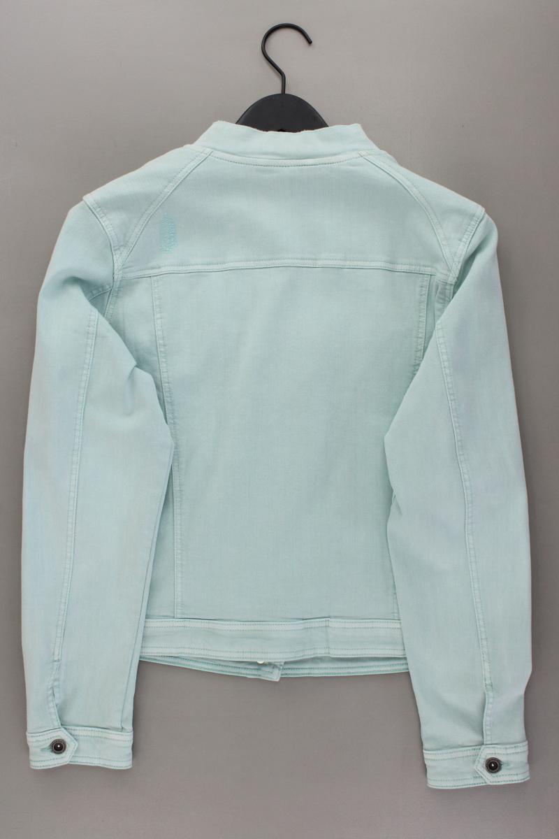 Street One Übergangsjacke Gr. 42 neuwertig blau aus Baumwolle