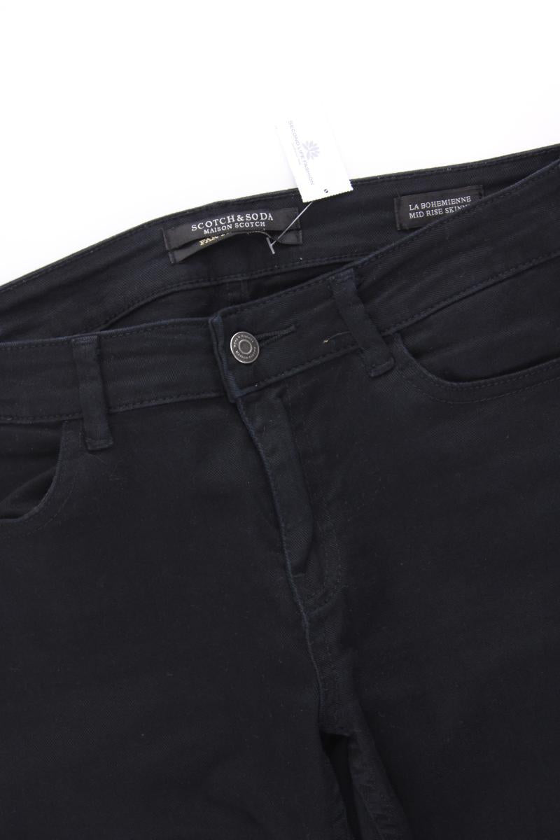 Scotch & Soda Skinny Jeans Gr. W28/L30 schwarz aus Baumwolle