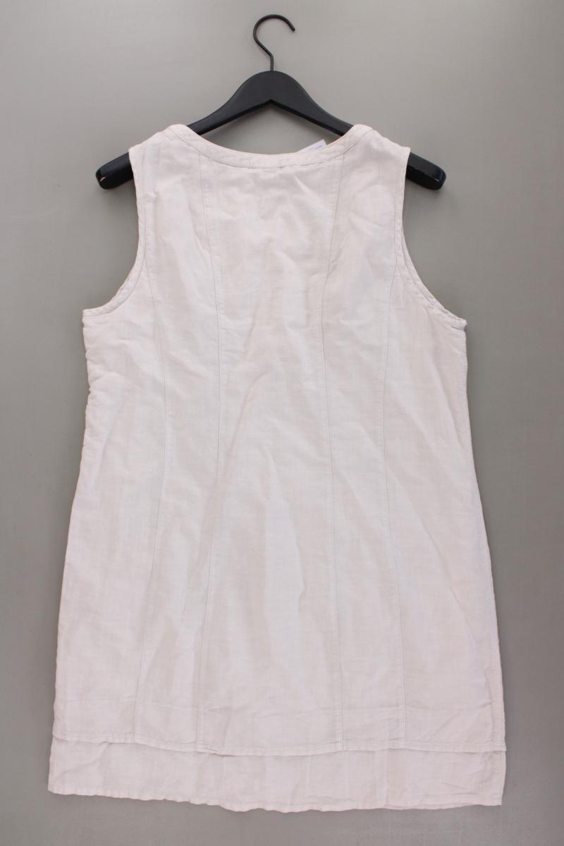 Cecil Midikleid Gr. L Ärmellos creme aus Leinen