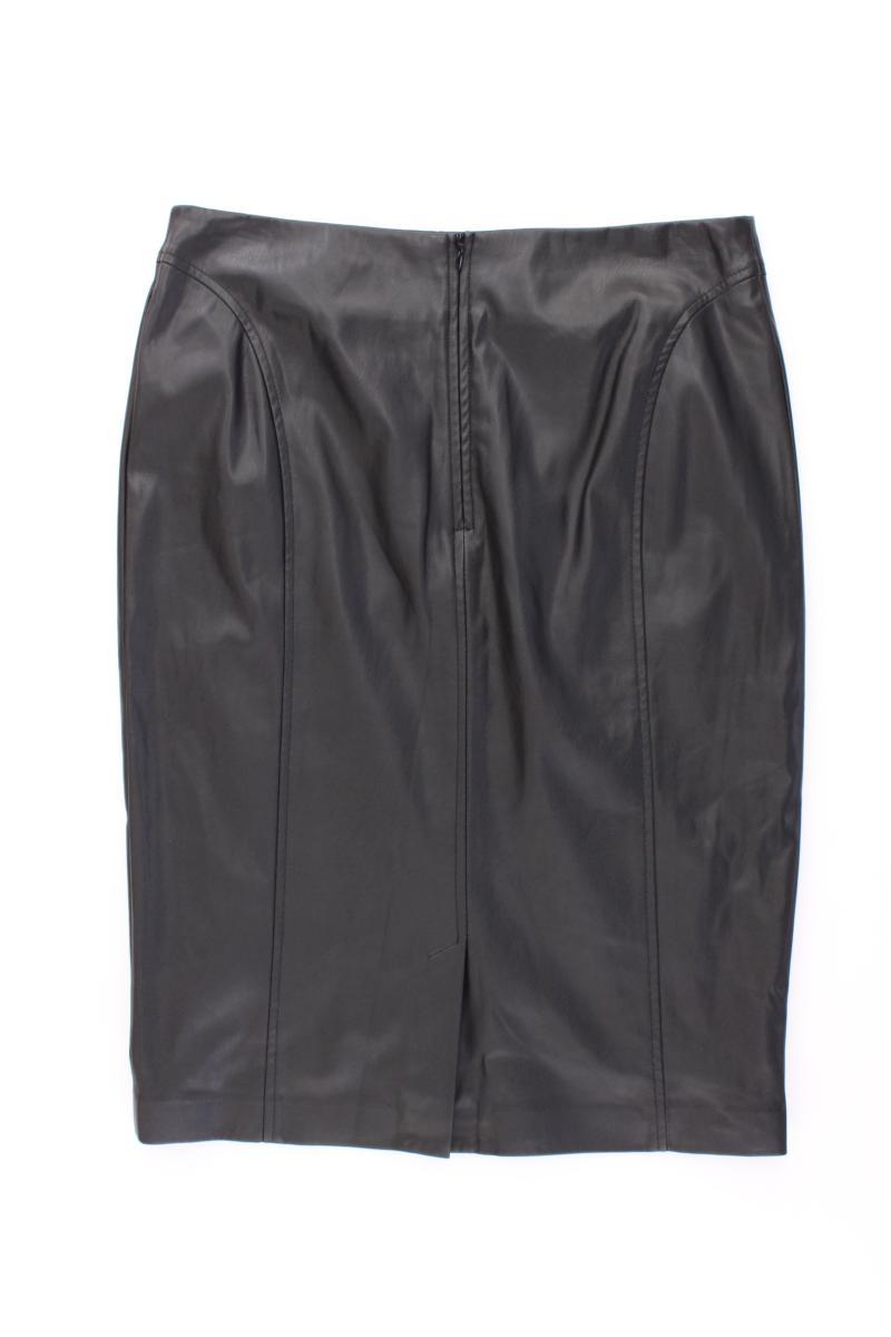 comma, Kunstlederrock Gr. 34 neuwertig schwarz aus Polyurethan