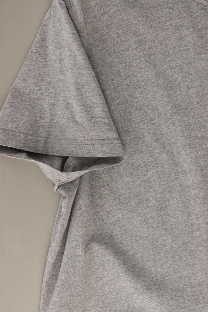 Engelbert + Strauss T-Shirt für Herren Gr. XL Kurzarm grau aus Baumwolle