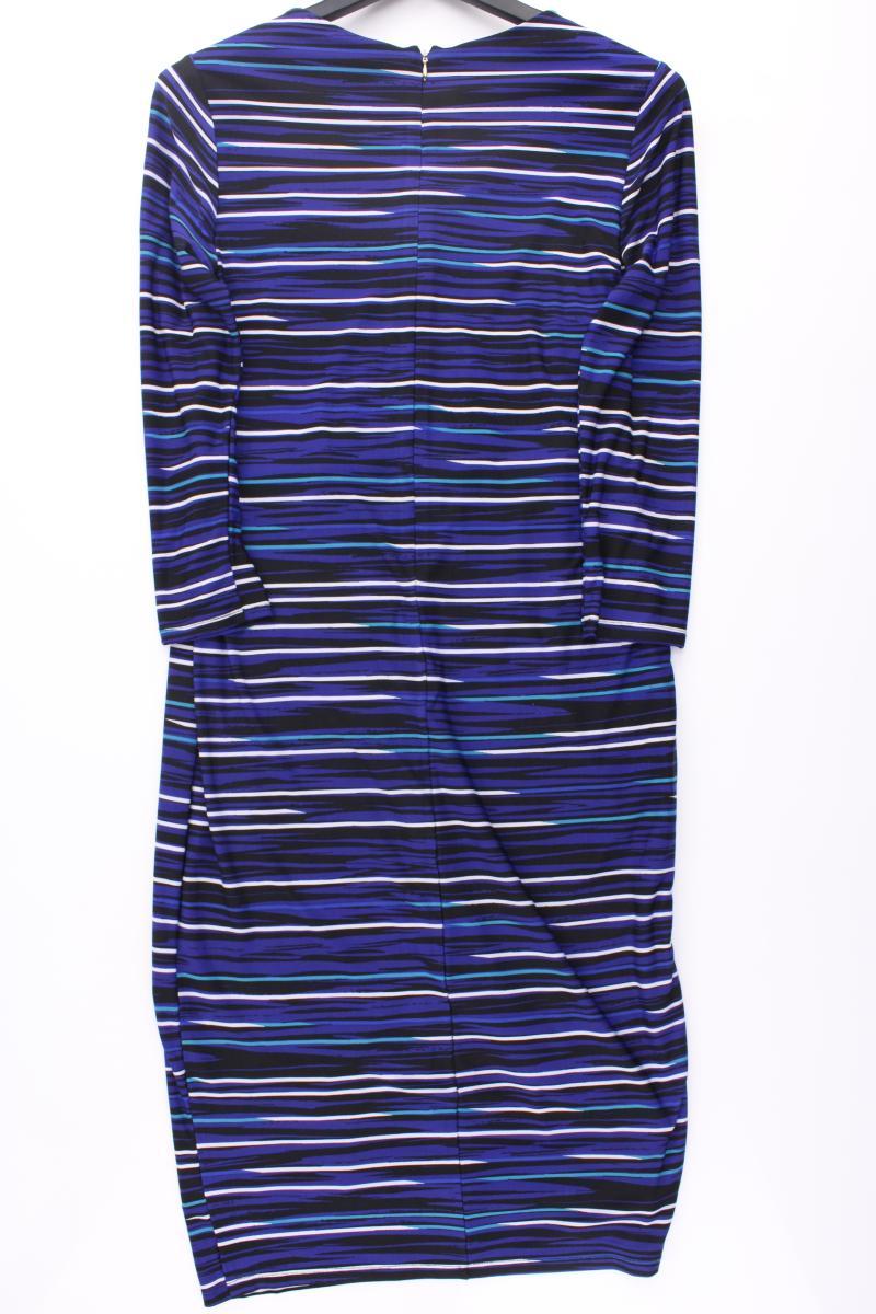 Thalia Sodi Kleid Gr. M gestreift 3/4 Ärmel blau aus Polyester