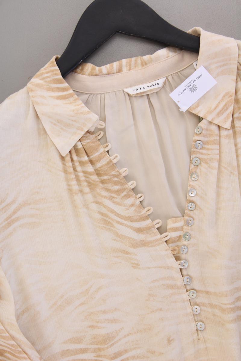 YAYA Langarmkleid Gr. 38 neuwertig creme aus Viskose