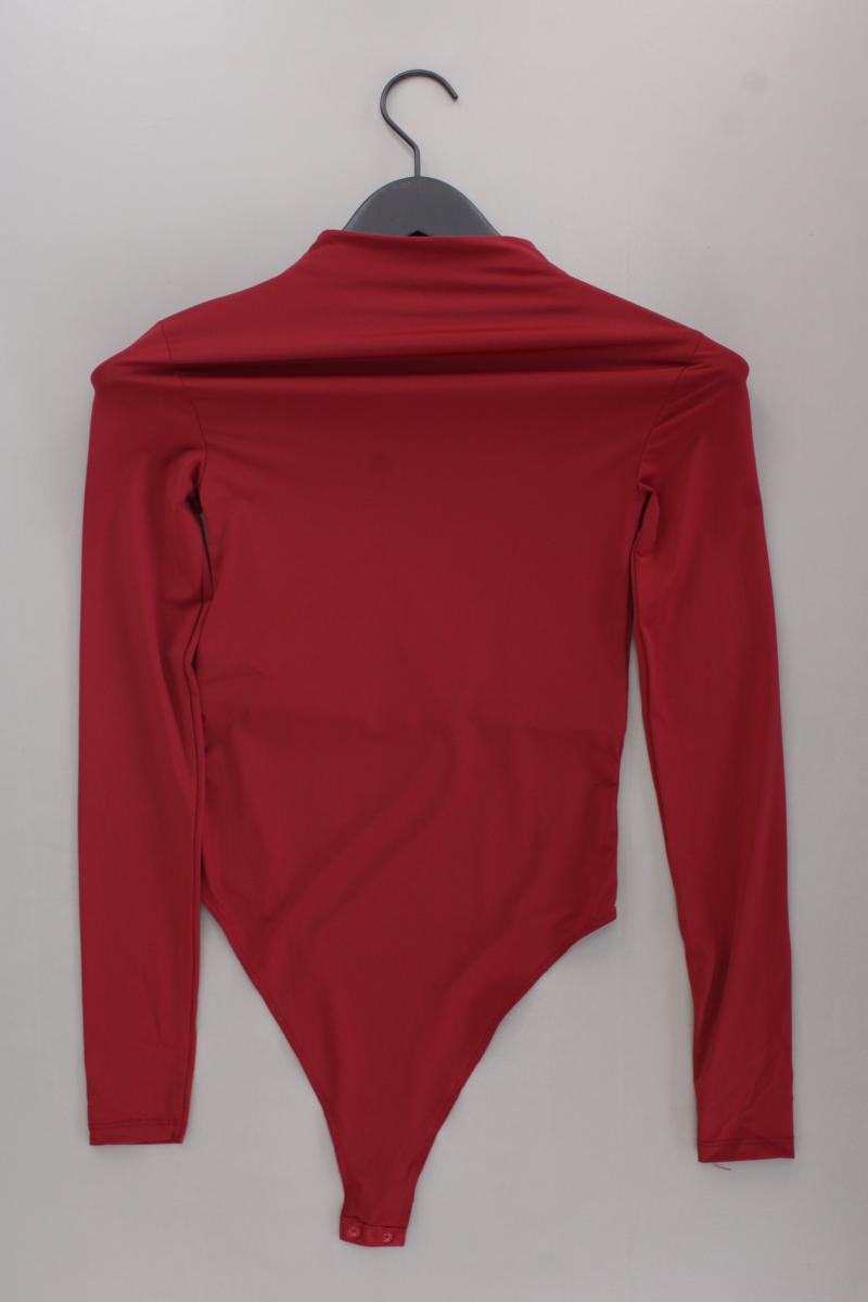 Zara Shirtbody Gr. S neuwertig Langarm rot aus Polyamid