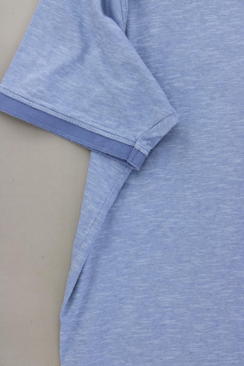 Casa Moda Poloshirt für Herren Gr. XXL Kurzarm blau aus Baumwolle