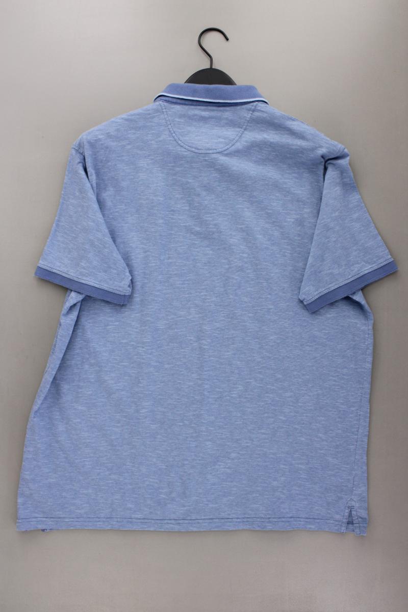 Casa Moda Poloshirt für Herren Gr. XXL Kurzarm blau aus Baumwolle
